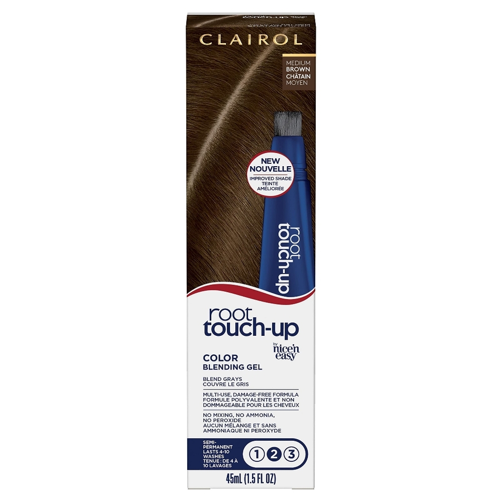 Clairol Root Touch-Up Semi-Permanent Hair Color Gel, 5 Medium Brown